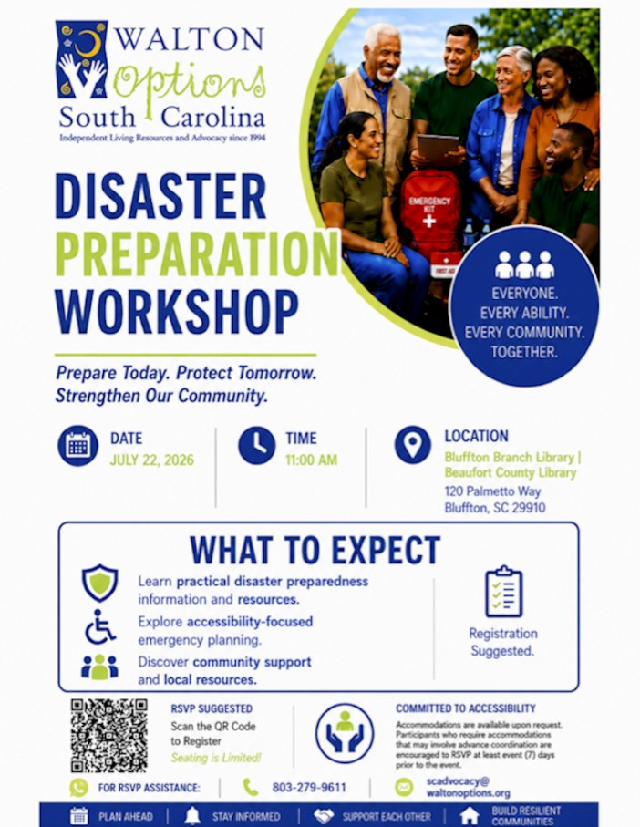 Disaster Preparation Workshop by Walton Options for Independent